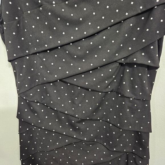 WHBM Instantly Slimming Midi Black Studded Sleeveless Bandage Dress Sz 10 - Picture 3 of 7